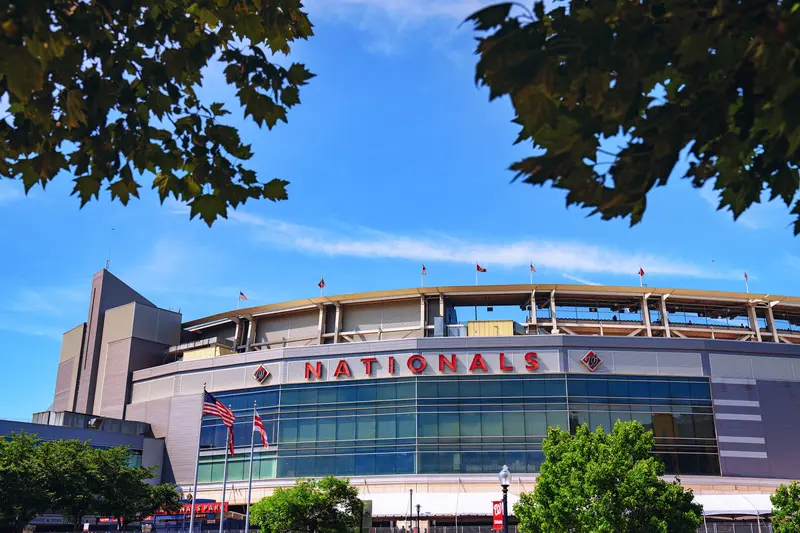 Nationals Park ballpark in the Navy Yard / Capitol Riverfront district, Washington, D.C.